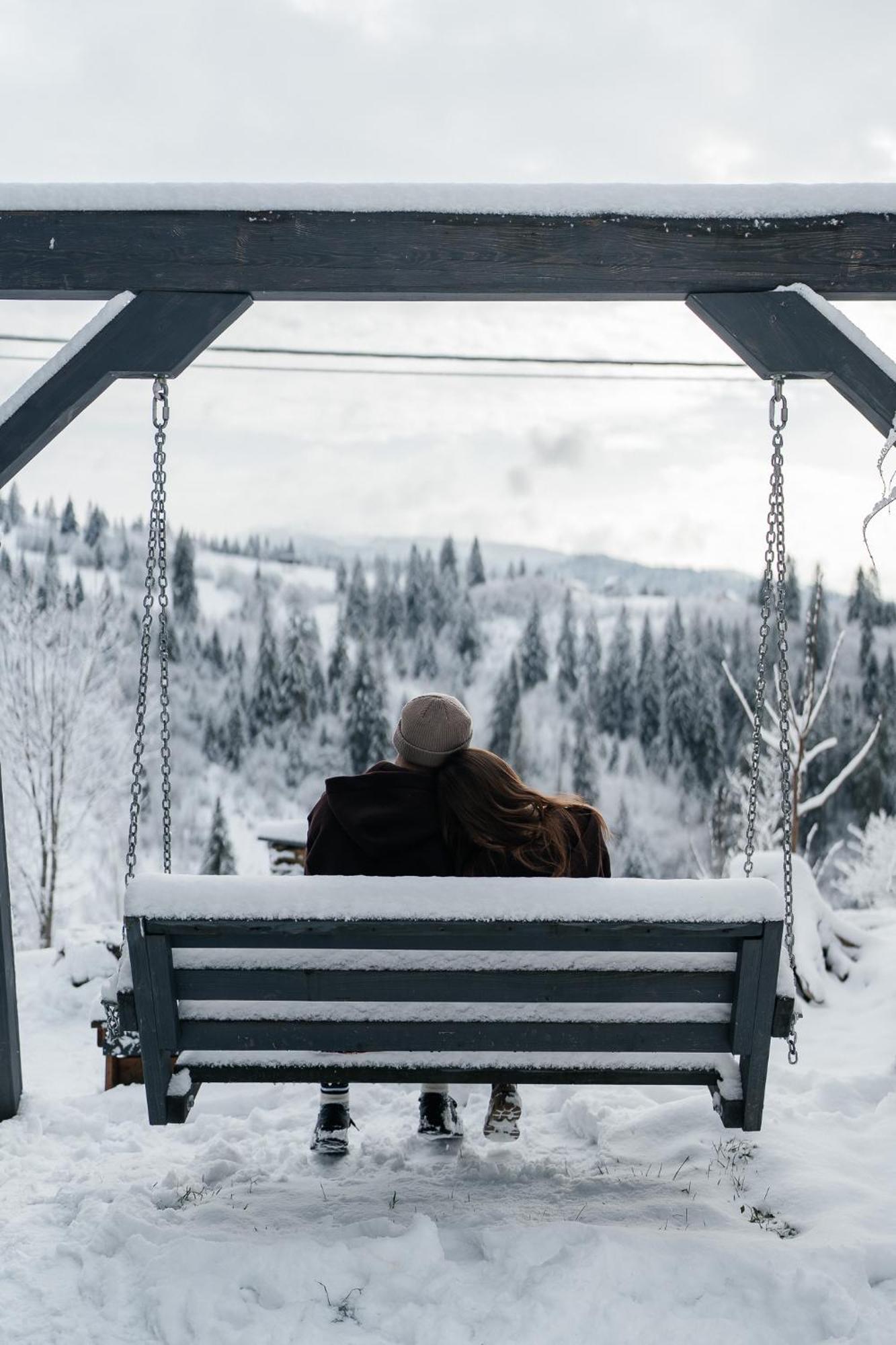 Карпатське Hygge Котедж Для Двох З Чаном-Джакузі У Горах 斯拉夫西克 外观 照片